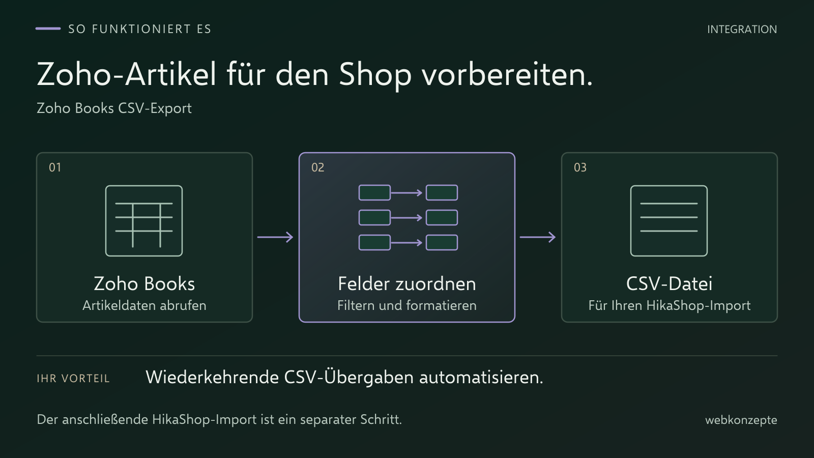 Zoho Books CSV-Export: Ablauf und Einsatz im Überblick